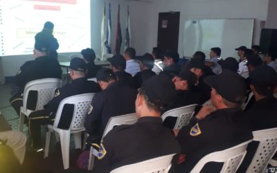 Training of security guards in Puerto Corinto